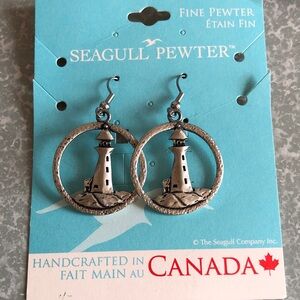 Peggy’s Cove Fine Pewter earrings